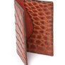 SOLD OUT Matt Tan Doble Fold Credit Card Holder - Matt Tan Crocodile