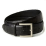 Matt Black Genuine Crocodile Skin Belt 40MM
