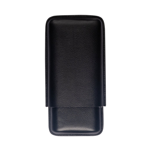 Black Leather 3 Cigar Case