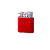 Red Crocodile Skin Jet Flame Pocket Lighter