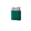 Green Crocodile Skin Jet Flame Pocket Lighter