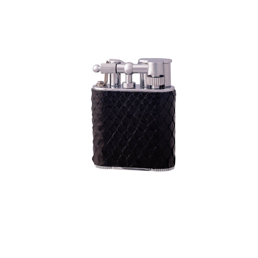 Black Python Skin Jet flame Pocket Lighter
