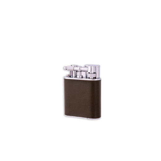 Olive Green Calf Leather Pocket Lighter