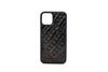 Genuine Matt Black Crocodile Skin IPhone Case