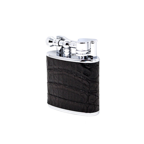 Black Crocodile Table Lighter