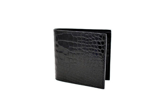 Semi Glazed Black Classic Wallet